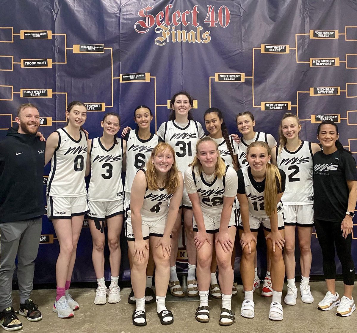 NWSelect's tweet photo. What a run.

32-5 overall.
8-0 in Select 40. (TX &amp; IN)
Elite 8.
Final 4.
2OT L in semifinals.
Willed our way to a 1 point W in 3/4th place game.

An 𝙪𝙣𝙛𝙤𝙧𝙜𝙚𝙩𝙩𝙖𝙗𝙡𝙚 season from an incredibly 𝙨𝙥𝙚𝙘𝙞𝙖𝙡 group. This team raised the bar…

#AsOne https://t.co/7lGTrsKi3D