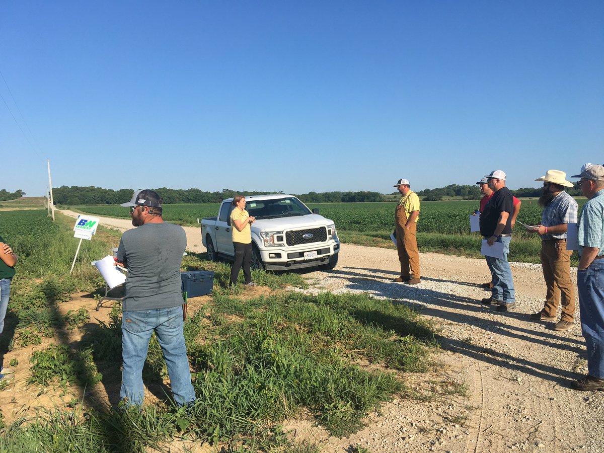 MUStripTrials's tweet photo. The Mizzou Strip Trial Program and @MizzouIPM provide scouting schools throughout the state, including today’s in Dade County.  @MUExtAgEnviron 

#2xAg2030 https://t.co/H9NvSD5min