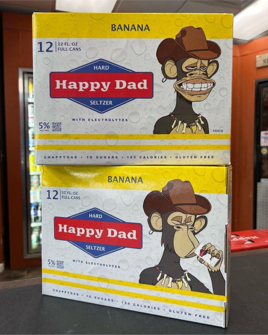 We launched a limited banana flavored @happydad using our @BoredApeYC. The demand has been crazy. Thanks