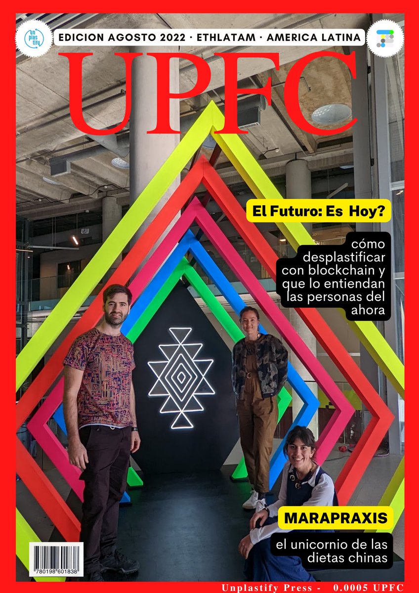 unikkoland's tweet photo. El news de la semana @UPFCOIN sale con los chiques de la tapa del futuro con @MaraMaritt @rodribasa @unplastify 

https://t.co/5qJnXyP4qK https://t.co/6VTmxmrZEf