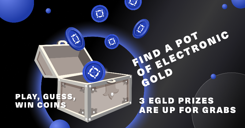 GuardaWallet's tweet photo. 3 chests with 1 $EGLD inside are waiting 🪙

Solve the riddle &amp; be the first to grab the treasure 🎁

🔁 RT + follow @GuardaWallet, @ElrondNetwork
🥚 Follow the link and find the easter egg ⤵️
❔ Guess the missing word 

🔐 Claim your treasure – send #EGLD to your #Elrond wallet!