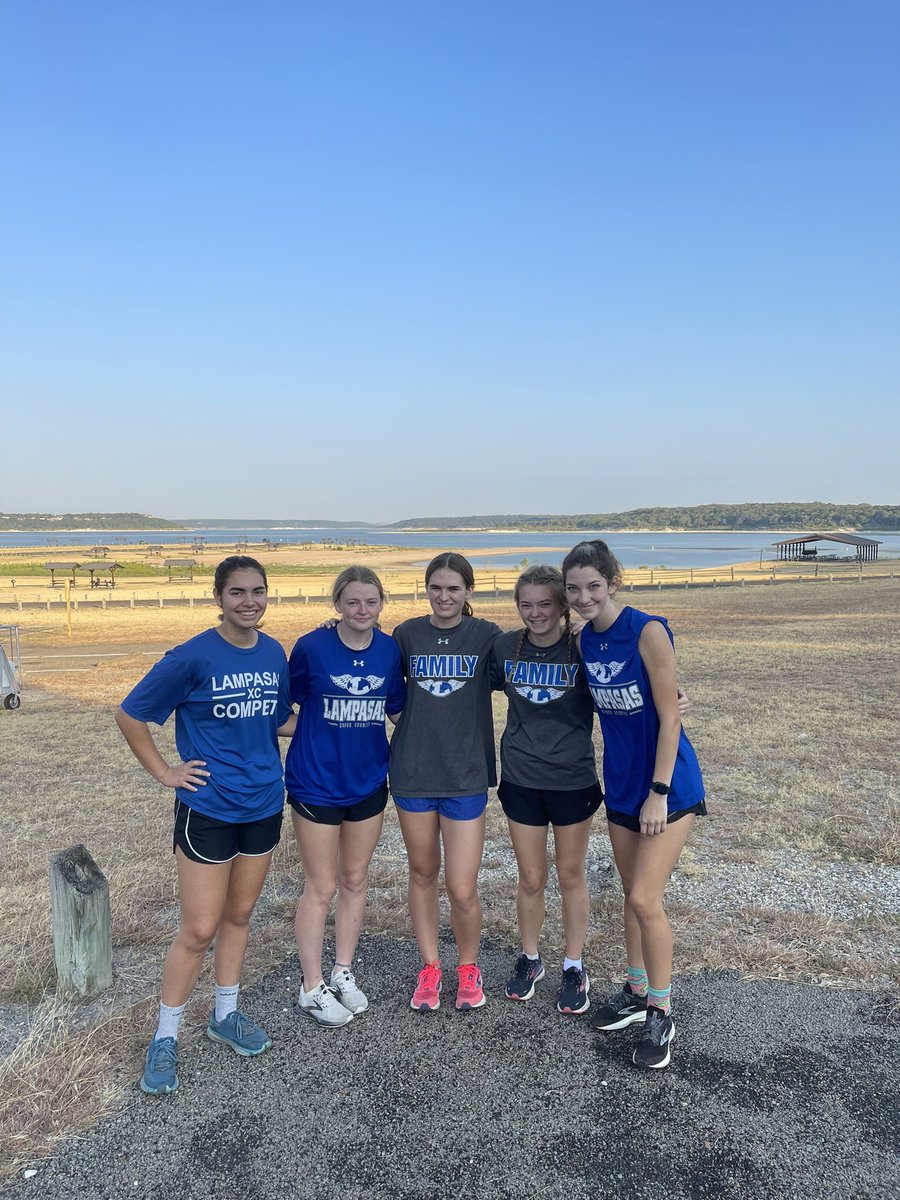 LampasasXC's tweet photo. Our tri-meet with @GatesvilleX and @Ellison_LadyXC was the perfect jump start to our season! We saw really great times today and enjoyed the quality minutes we got with our team and others during the picnic. First official race is ONE WEEK away and we can’t wait! ⏱ https://t.co/TSZBjhvyoD