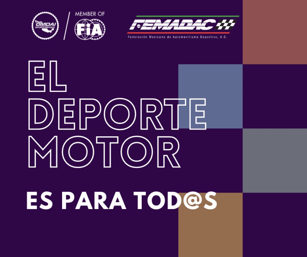 Femadac's tweet photo. Únete y forma parte de la campaña “Un deporte para tod@s” de @OMDAIMX y #FEMADAC 👉 https://t.co/fqRLFiUMyi
🏁 #AutomovilismoDeportivo https://t.co/GnY4v2dAll