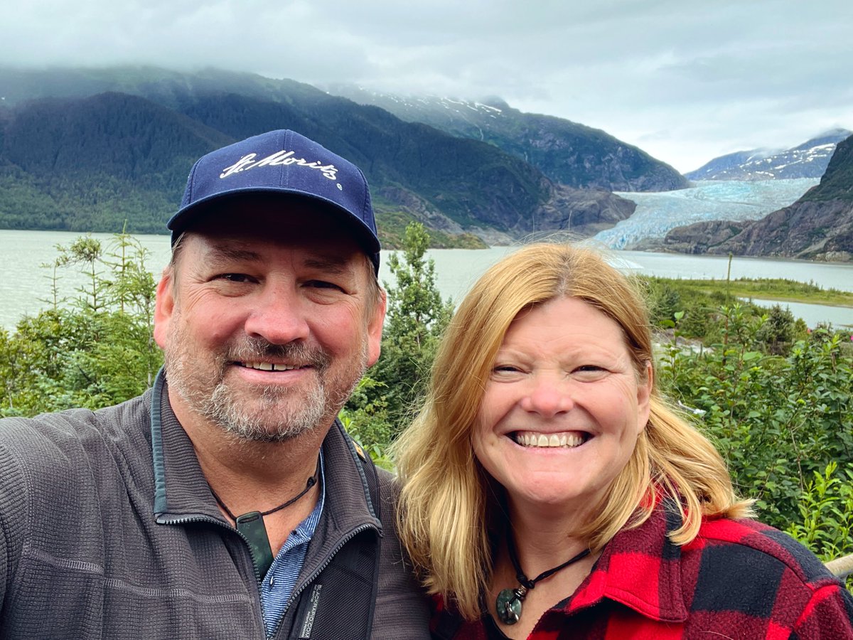 theplanetd's tweet image. Selfie time! Enjoying the view of Mendenhall Glacier in Juneau, Alaska #cruise #halcruises #travel
