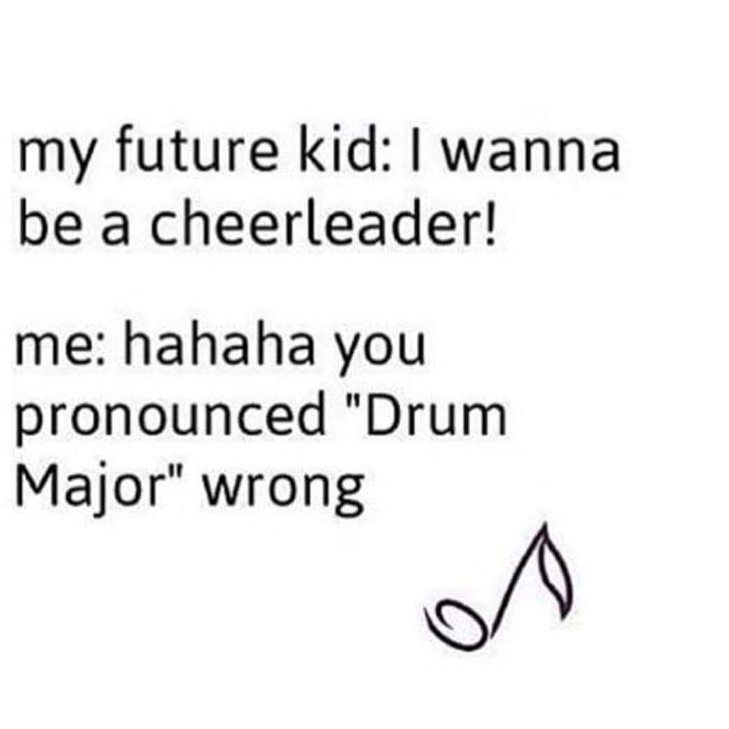 We think it's awesome that our Drum Major is both! One of the best parts of SC is seeing kids involved in so many different activities.