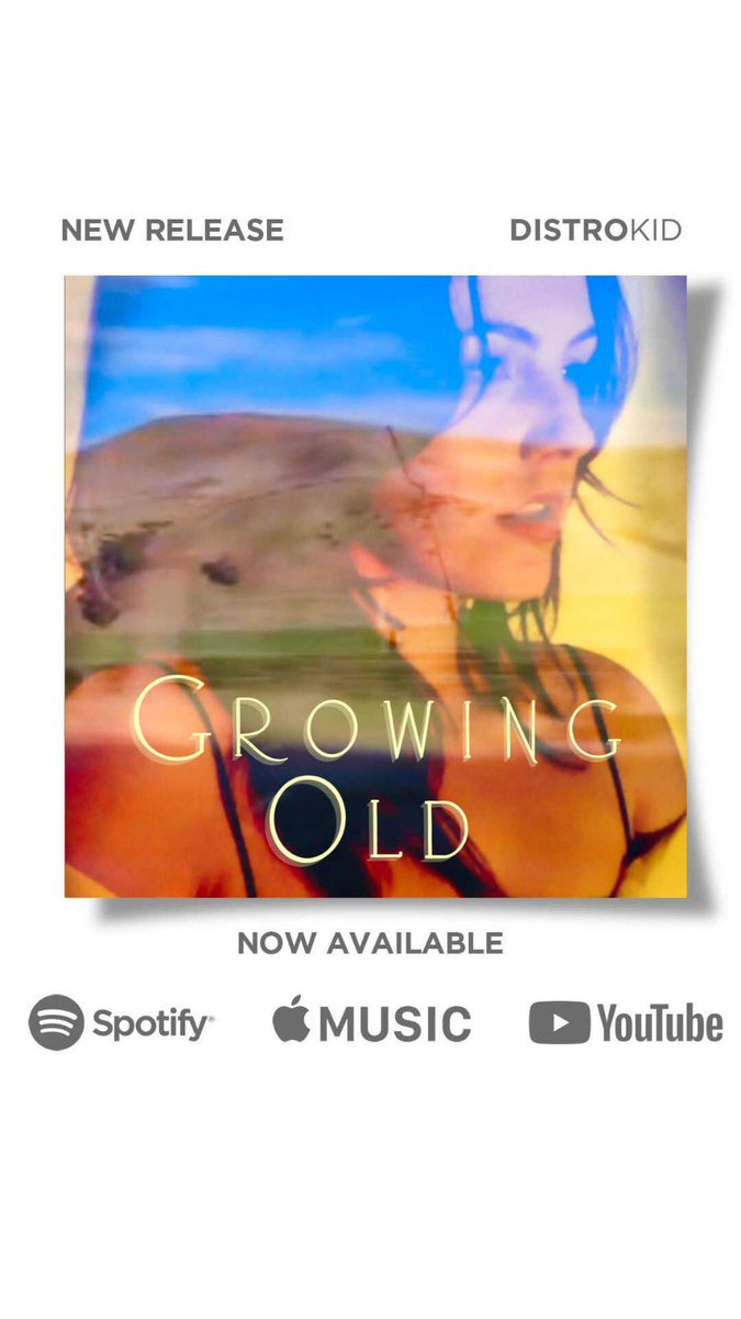 OUT NOW! Growing Old is officially out now EVERYWHERE! #itsfinallyhere #releaseday #outnow #checkitout #spotify #youtube #applemusic #allmusicplatforms #newsingle #growingold