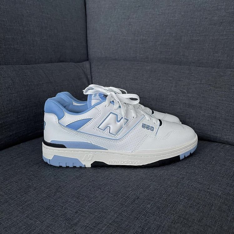 travybaha's tweet image. New Balance 550 UNC University Blue🤍.