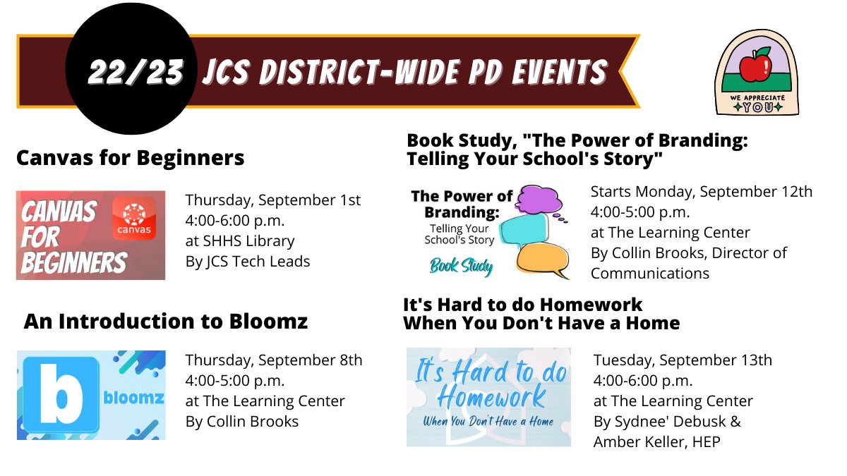 JCS The Learning Center tweet media