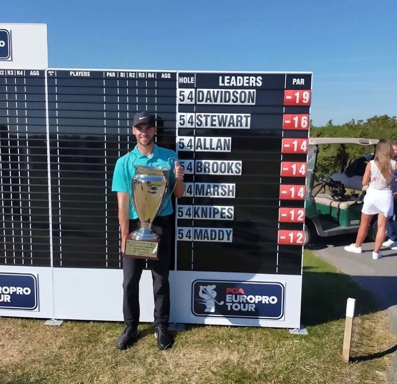 Absolutely Buzzing 🤩🏆

That was some golf this week 🔥

Thoroughly deserved mate and I will see you soon 😃👊🏼 <a href="/Jack_davidson12/">Jack Davidson</a> 

#LlanwernLads 💚