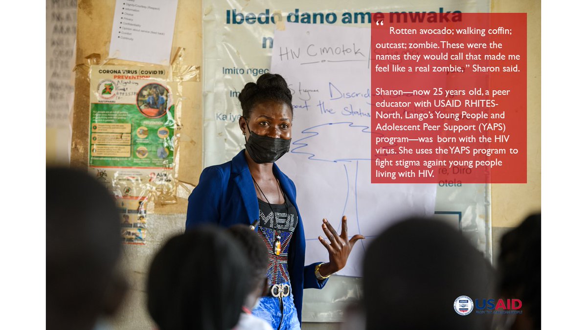 JSIhealth's tweet photo. We celebrate the brave youth inspiring young people in Uganda to lead a positive life. Our @USAID RHITES-North, Lango project adopted @MinofHealthUG ‘s Youth &amp; Adolescent Peers program to empower young people living with HIV to offer youth-friendly services. #IYD2022 https://t.co/pS1Gu4goGu