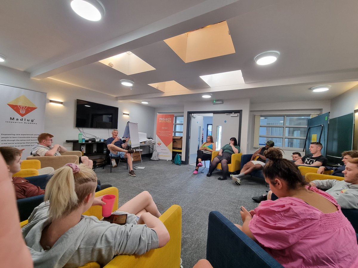WHAT A WEEK &amp; WHAT A TEAM! With hard work,creativity &amp; team spirit we've created a buisness that will have a positive social impact on the lives of young people with care experience moving into interdependent living.THANK YOU <a href="/wearemadlug/">Madlug™</a> #madluginnovationacademy <a href="/TheNationalHP/">NHP</a>