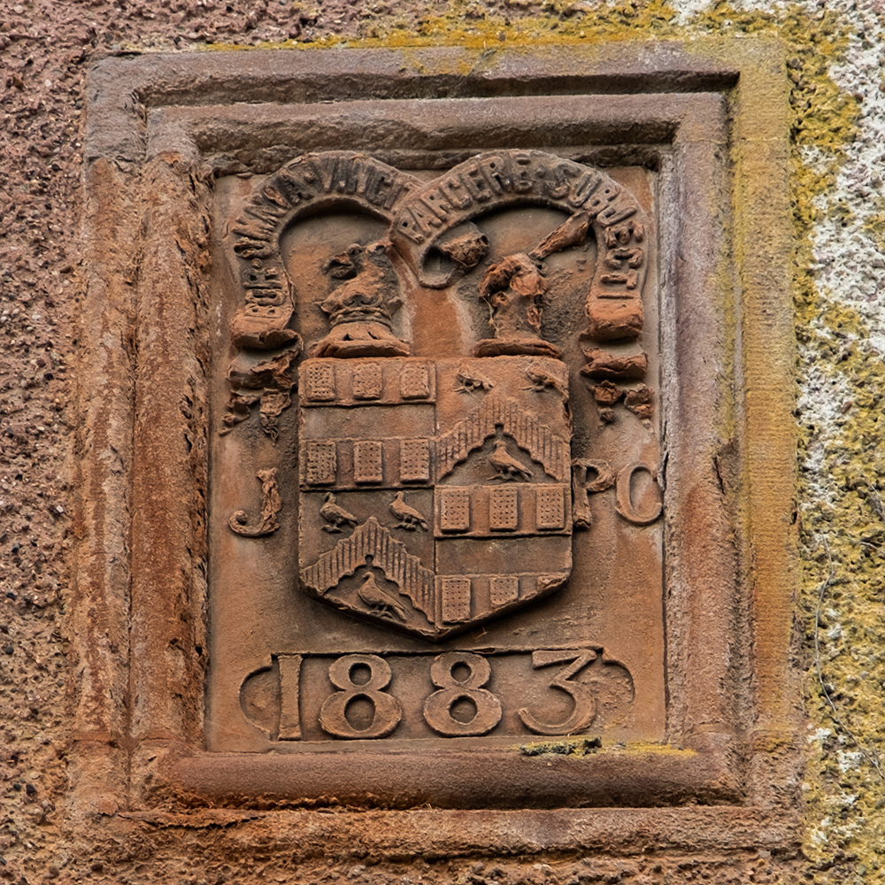 Some of the dated metal plates that builders pressed into the walls of Colliston Castle; as everyone who added a wing kept up this tradition, we have a good record of when each section of the castle was constructed.
#medieval #medievalarchitecture #castle #scotland #visitscotland