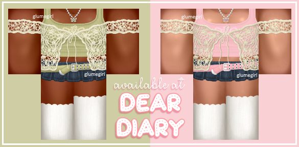 new outfit at dear diary! 💗💚 links in thread