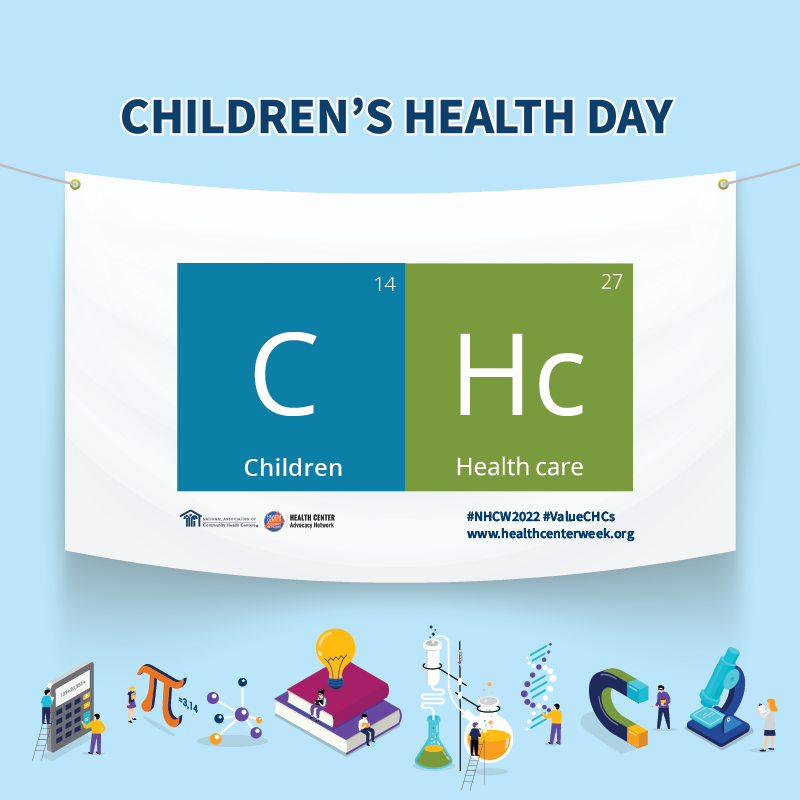 More than 8 million children in the United States receive primary health care from a Community Health Center. From book drives to fun runs, health centers host events that help children feel healthy, happy, and empowered! #NHCW2022