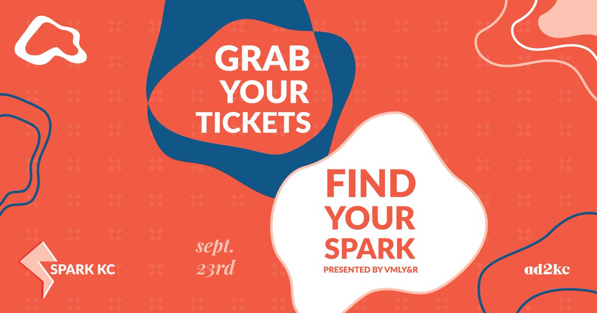ad2kc's tweet image. Curious where advertising can take you? At Spark KC 2022 Presented by @VMLYR, you’ll hear from expert speakers, get a behind-the-scenes tour &amp;amp; have your resume reviewed by industry vets. Grab your 🎟️ today. bit.ly/SparkKC2022 #sparkkc #ad2kc #advertising #kcadclub #whyad2