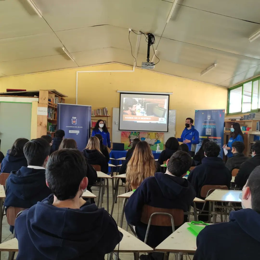 Gracias 💙✌️ Colegio Parroquial Lorenzo Mondanelli, Coihueco 
Un grato momento junto a ustedes 

#SiempreUBB #AdmisiónUBB2023 #EstatalyPública #AcreditadaTodasLasÁreas #AdscritaAGratuidad