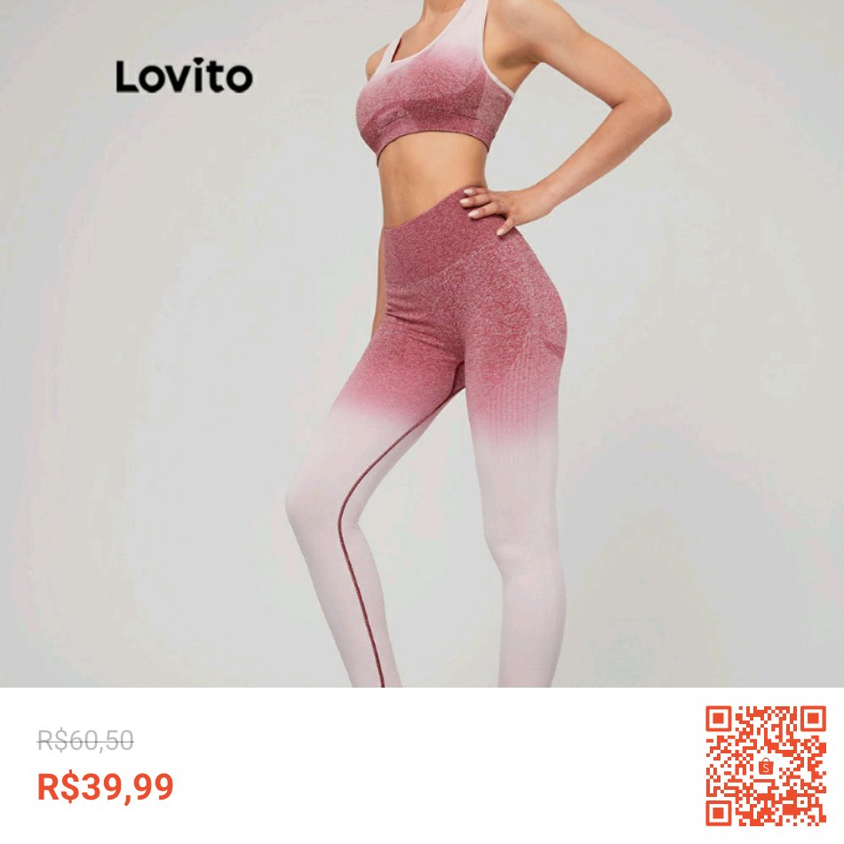 Confira Lovito Legging Esportiva Degradê L03013 (Vermelho) com 34% de desconto! Somente R$39,99. Encontre na Shopee agora! shope.ee/2ps8TR9j6G #ShopeeBR