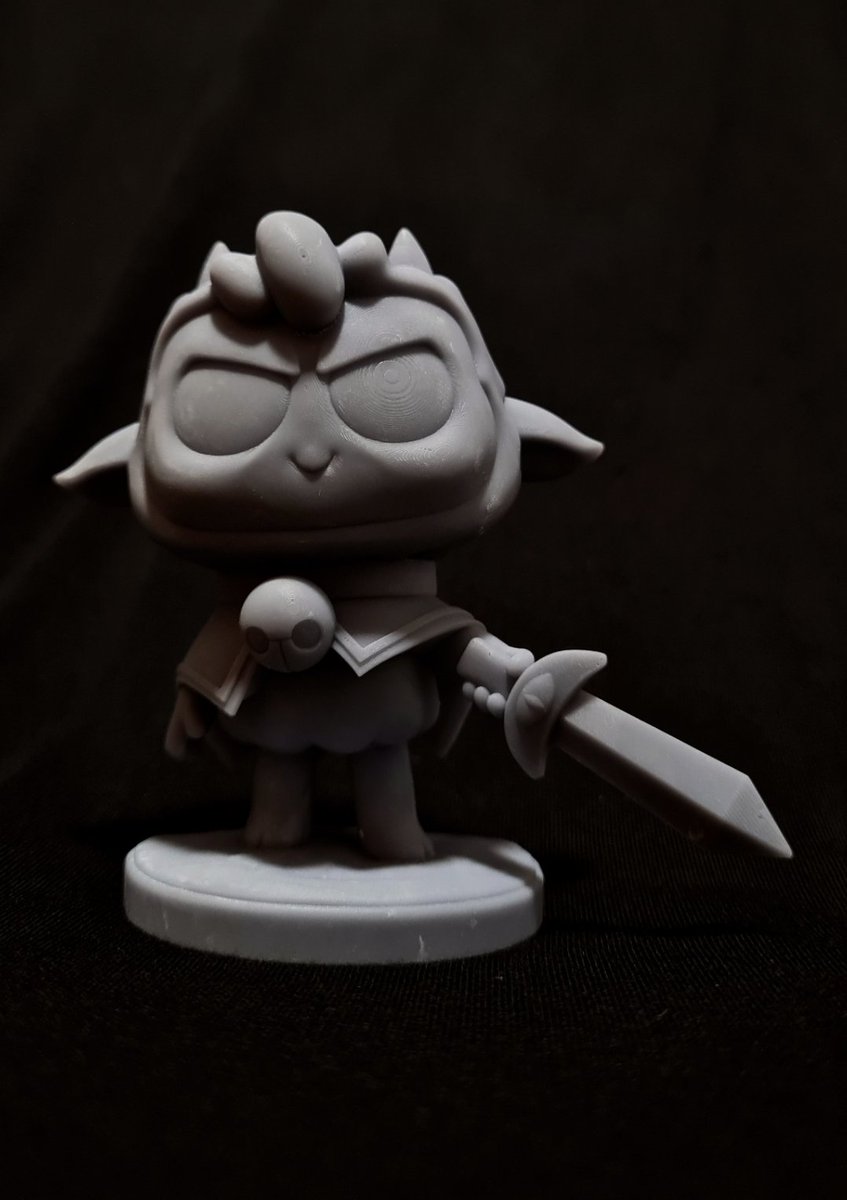 Printed a #CultoftheLamb figure of our beloved Lord 🐏
<a href="/devolverdigital/">Devolver Digital</a> 
Design by Chameloun ❤️