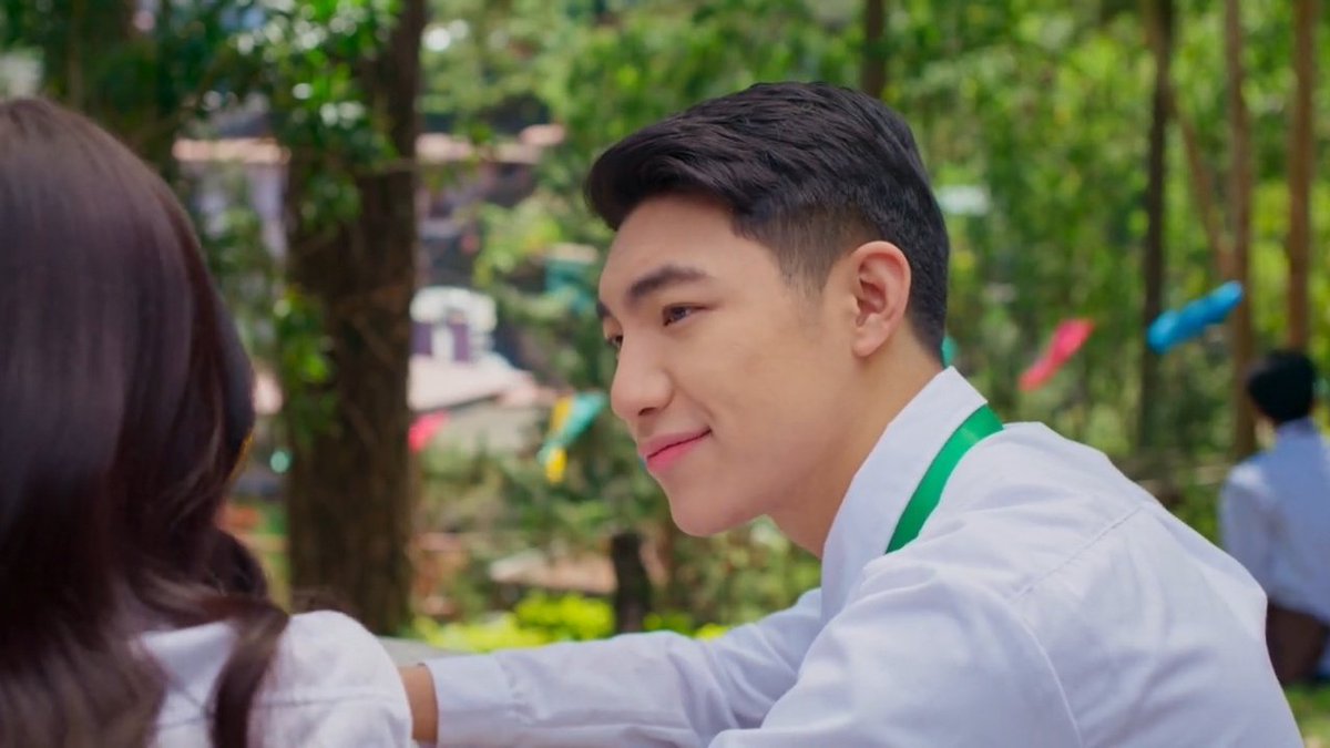 PrincessFrance's tweet photo. Sa next episode pa pala yung  moment ni @Espanto2001 as Jazz na pinalakpakan namin sa screening, but here sa #LyricAndBeatEp2 he's showing lots of acting potentials already sa scenes nila ni @BonifacioAc (galing niya magpakilig ha) and sa scene with Jett Pangan over breakfast! https://t.co/O6SFvGfpMc