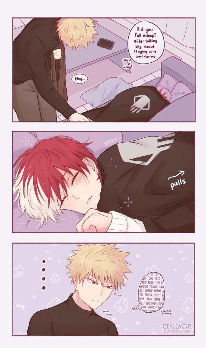 🍰💤 - (living together)
they'll catch up in the morning

#爆轟の月2022 #BKTDMonth2022 
