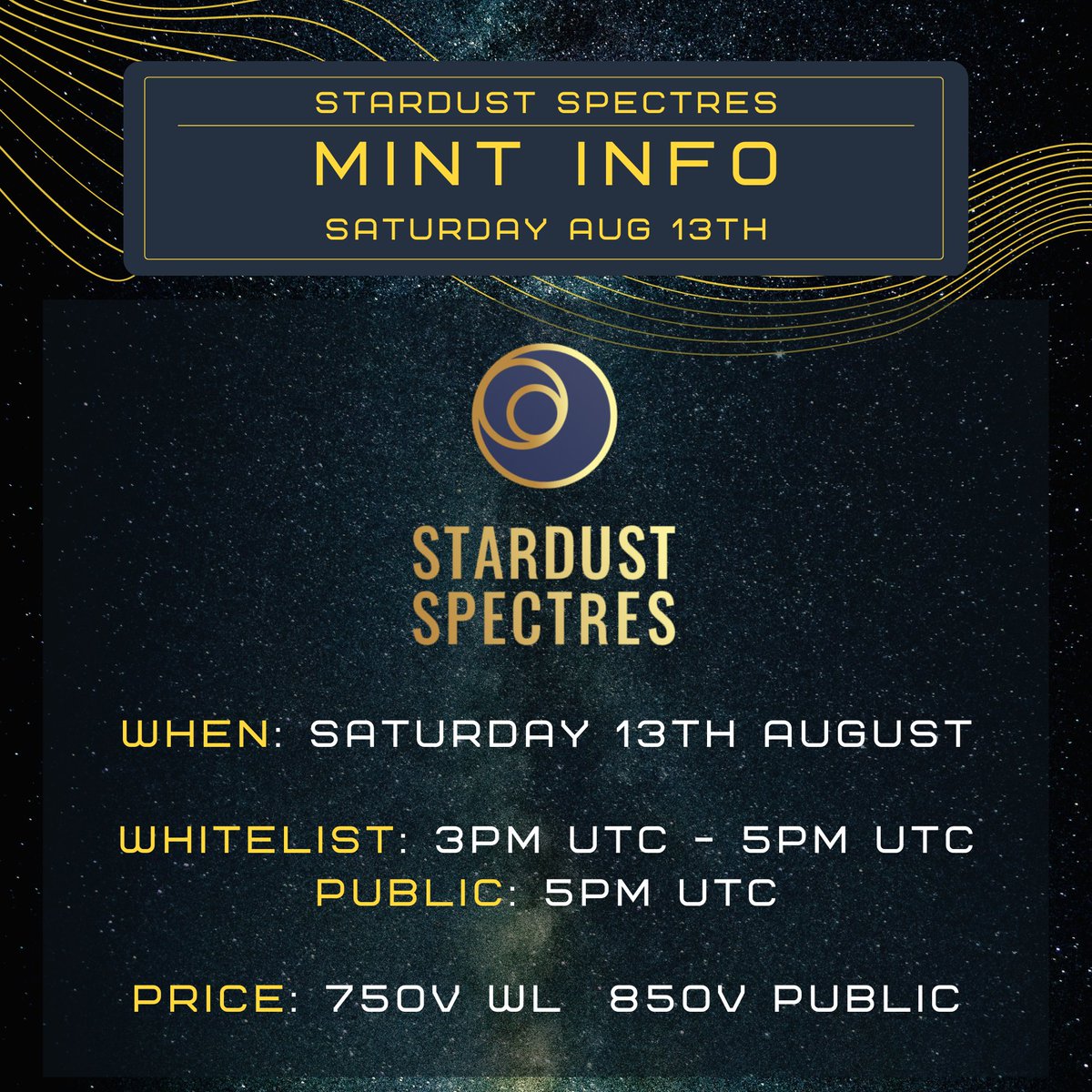 StardustVNFT's tweet photo. 💎Mint Day Guide💎

85k $VET and 200+ #VNFTs to airdrop

Make sure to attend our mint day twitter space party at 2pm UTC. 🫂

Below in this thread is all the info you need for the SSV mint 👇👇

#VeFam https://t.co/v2YyQZyt3r