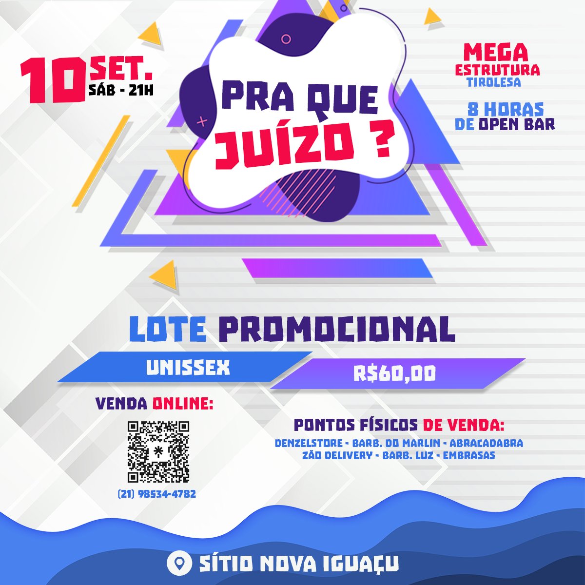 praquejuizoni's tweet photo. Garanta seu ingresso!!! 08 horas de open bar, quando o lote virar não adianta reclamar. SIMBORAAA 🚀🔥😎
#PQJ #PraQueJuizo https://t.co/rzKRqGQNzu
