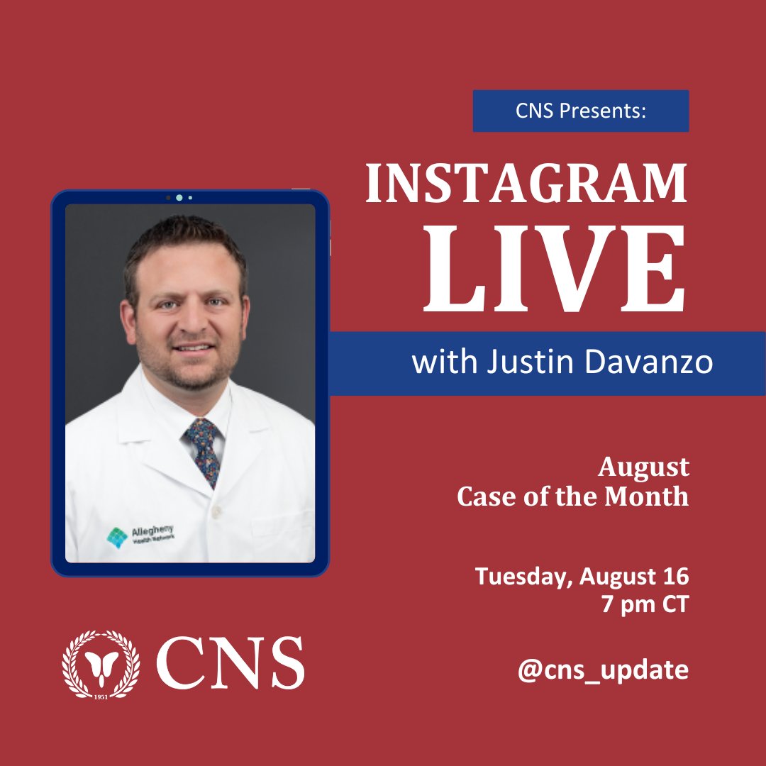 CNS_Update's tweet photo. Want to dive deeper into August's Case of the Month? Make sure you tune in to our live with Justin Davanzo as he walks through his case with Seth Oliveria moderating—you won't want to miss it! Join us on Aug. 16 at 7 pm CT and see the case beforehand: https://t.co/yZ0qjBpa2A https://t.co/tDiwxzBeXh