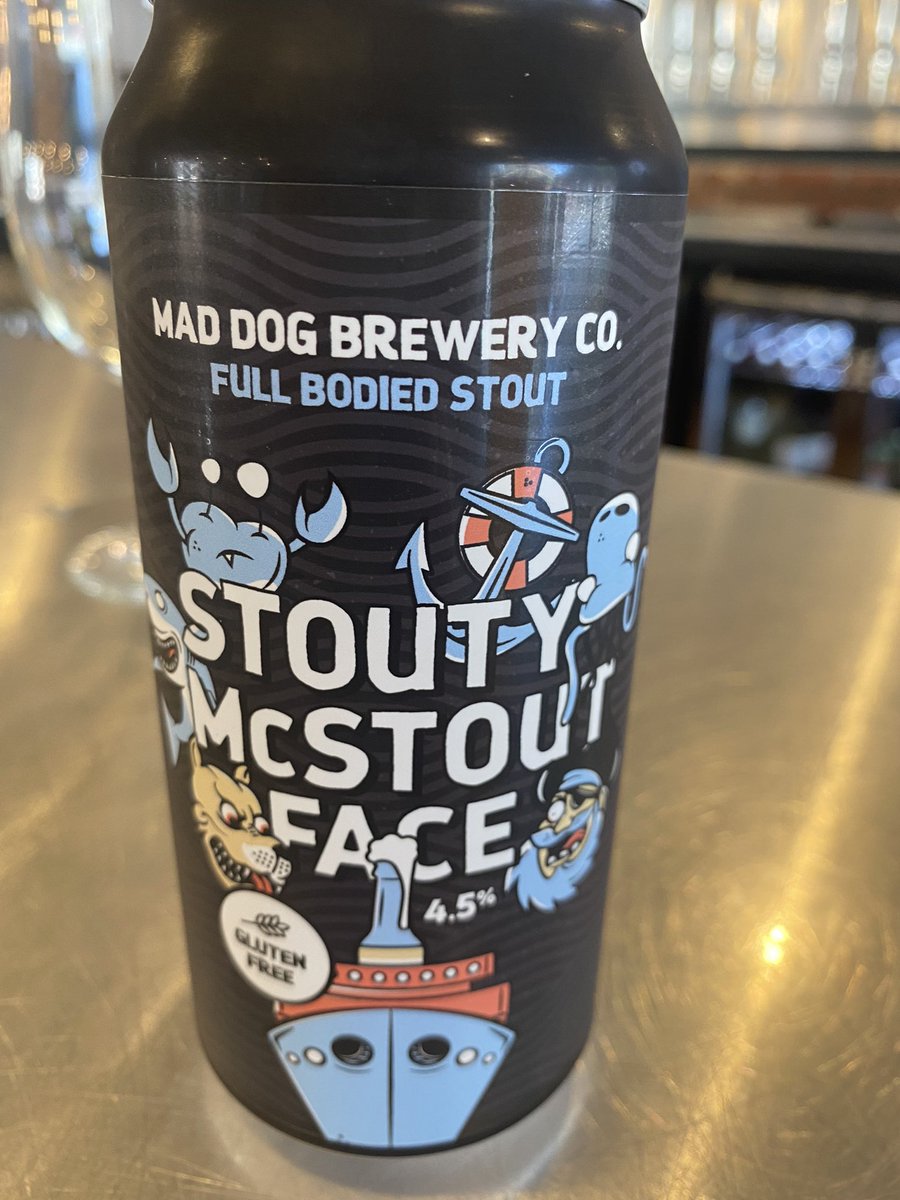 <a href="/MadDogBrewCo/">Mad Dog Brewery</a> just stopped in at the Cardiff bar after a 5hr journey from Newcastle… fantastically friendly staff and good beers.