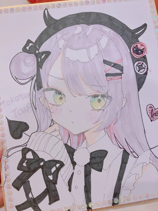 トワ様色紙…… 