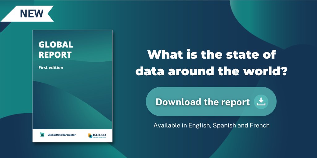 Capacity gaps &amp; the slow spread of the #opendata agenda are identified as some of the challenges hindering data availability and use in the #databarometer report.

How can we address this? Learn more in #TheGDB narrative report!

🔗bit.ly/3vZpSlv