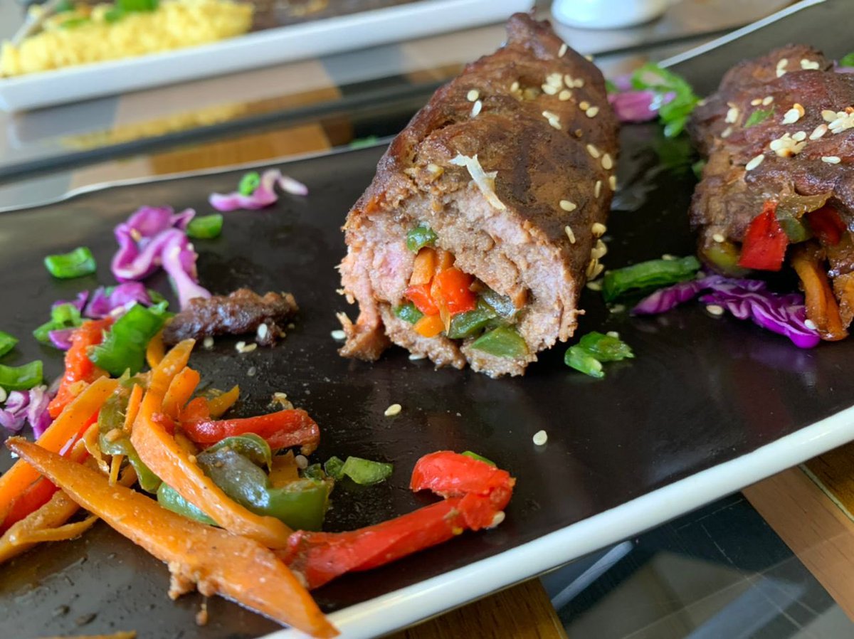 The_Grill_House's tweet photo. Tender steak rolls filled with flavorful sautéed vegetables 🤤Only at the Grill House 

📍Kaduna https://t.co/hmN5pxJpxI