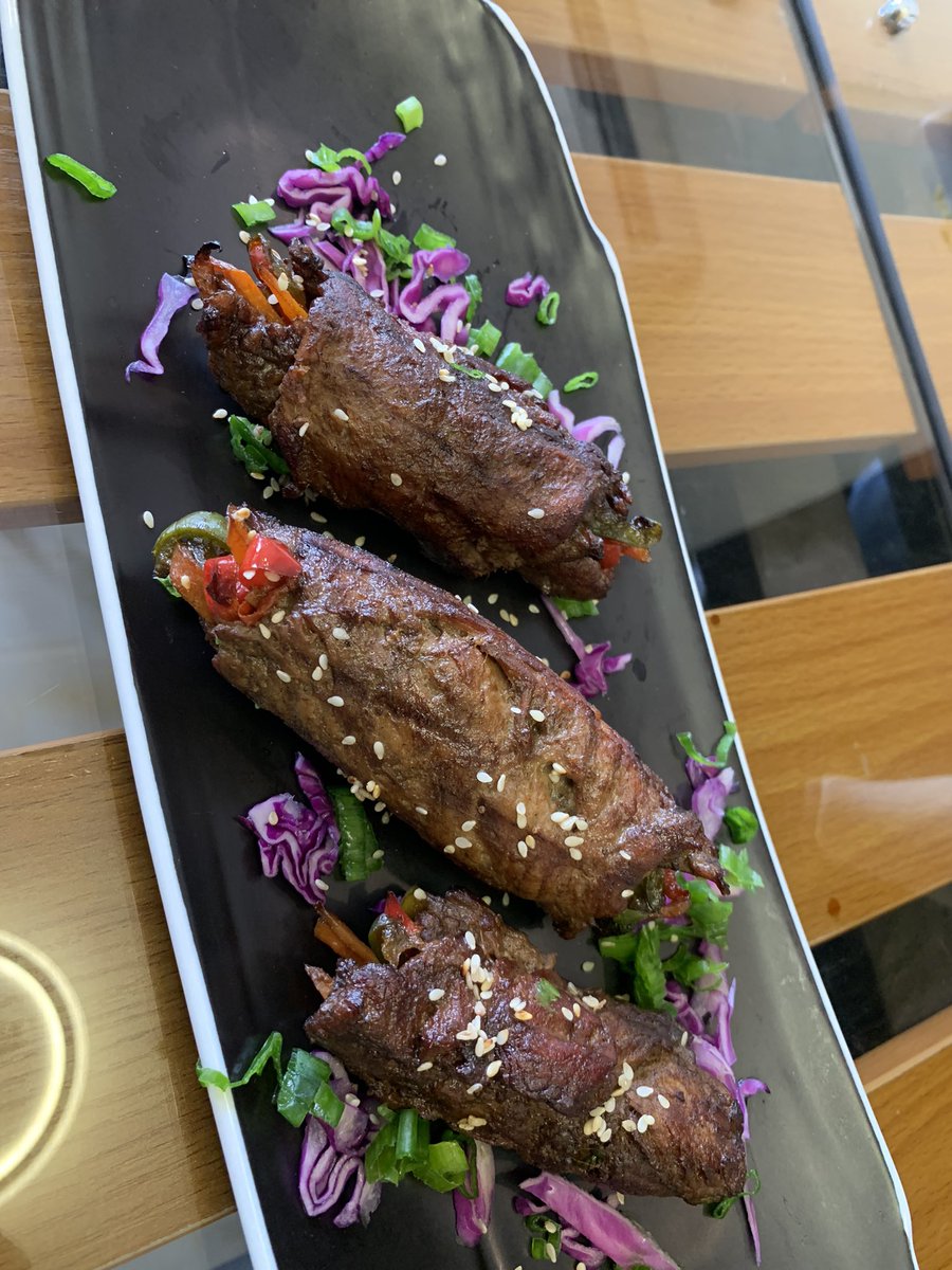 The_Grill_House's tweet photo. Tender steak rolls filled with flavorful sautéed vegetables 🤤Only at the Grill House 

📍Kaduna https://t.co/hmN5pxJpxI