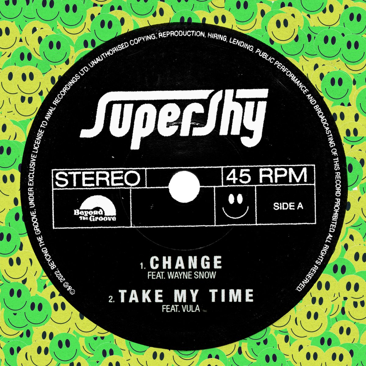 New music from Supershy 🥸 “Change” feat @waynesnowmusic and “Take My Time” feat @Vulavox Out Now: supershy.ffm.to/change Big love to @weareparisi on the co prod with “Change”!