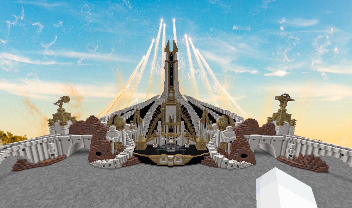 bjeaglefeather's tweet photo. Someone Recreated Tomorrowland's "Reflection of Love" Stage In Minecraft: All the beauty of @tomorrowland's mainstage with way more pixels... https://t.co/ayWTv05D8u | @TheEDMNetwork #Tomorrowland #ReflectionofLove #Minecraft #GetOnStream https://t.co/96GvbuwOAQ