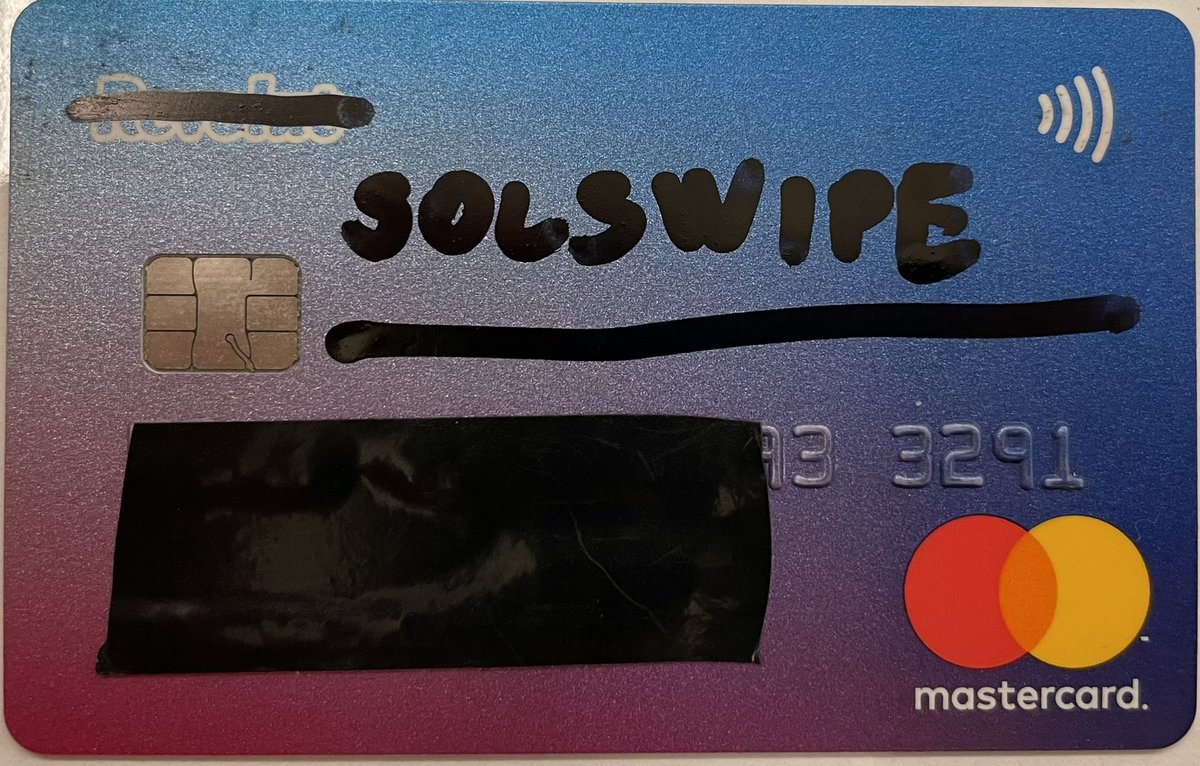 @solswipecard Can’t wait for the real one 💳🤩 #swipeswipe #swipelife