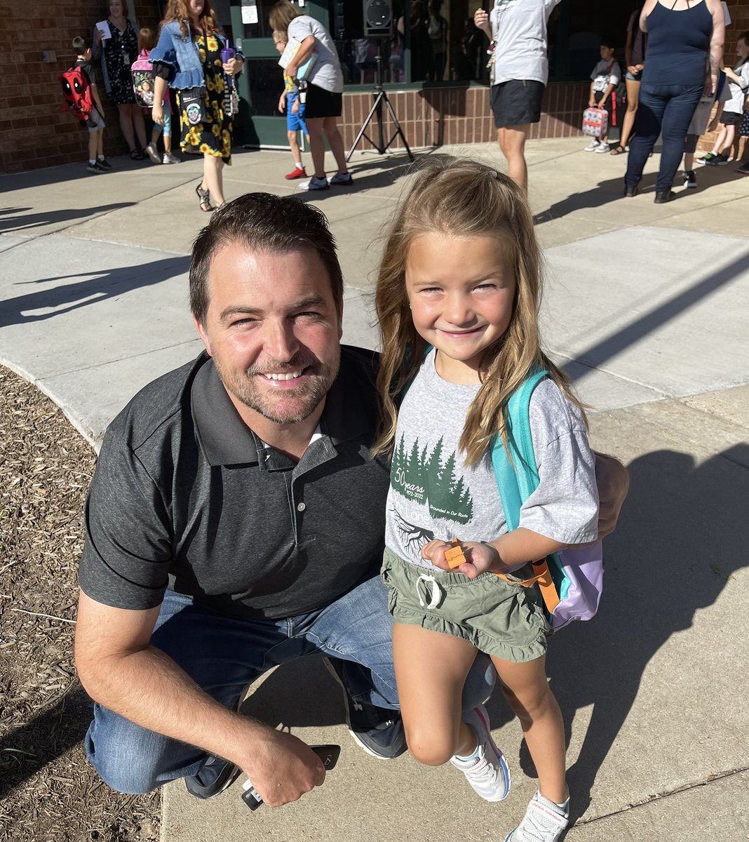 First day of Kindergarten for my daughter, Aria. She’s gonna do great!
