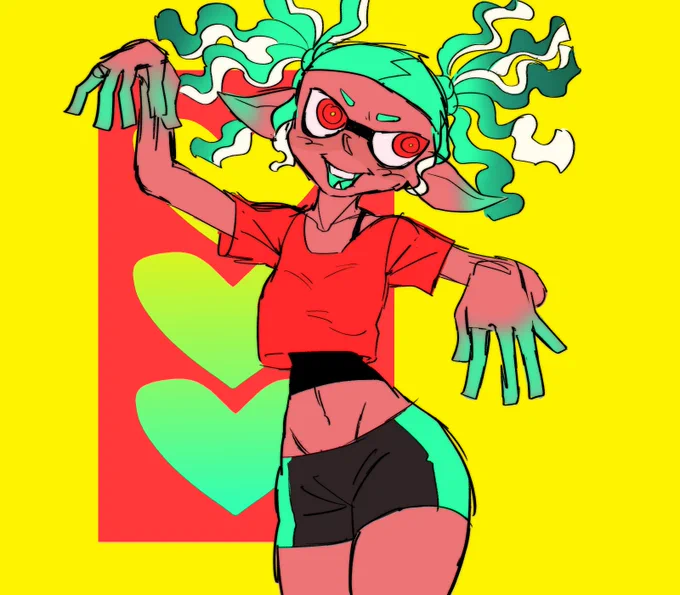 my squidsona <3#Splatoon3 #Splatoon #inkling 