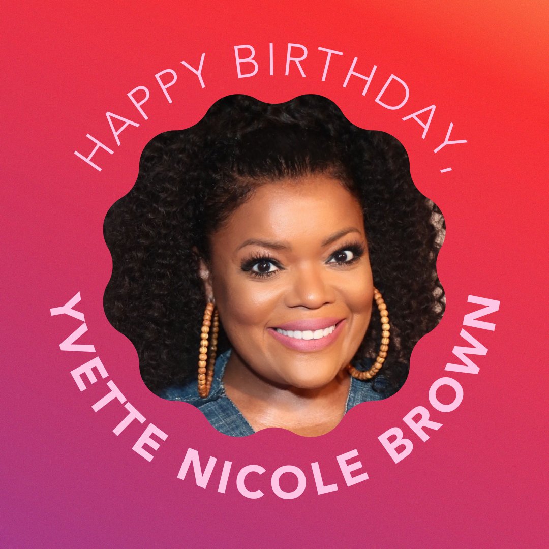 Happy birthday to the beautiful and talented, Yvette Nicole Brown. We hope you have a wonderful day!  