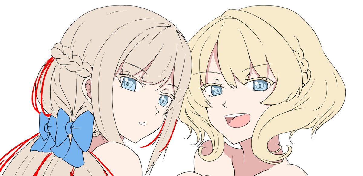 自分もいい感じの髪の毛表現できるようになりたいわ 