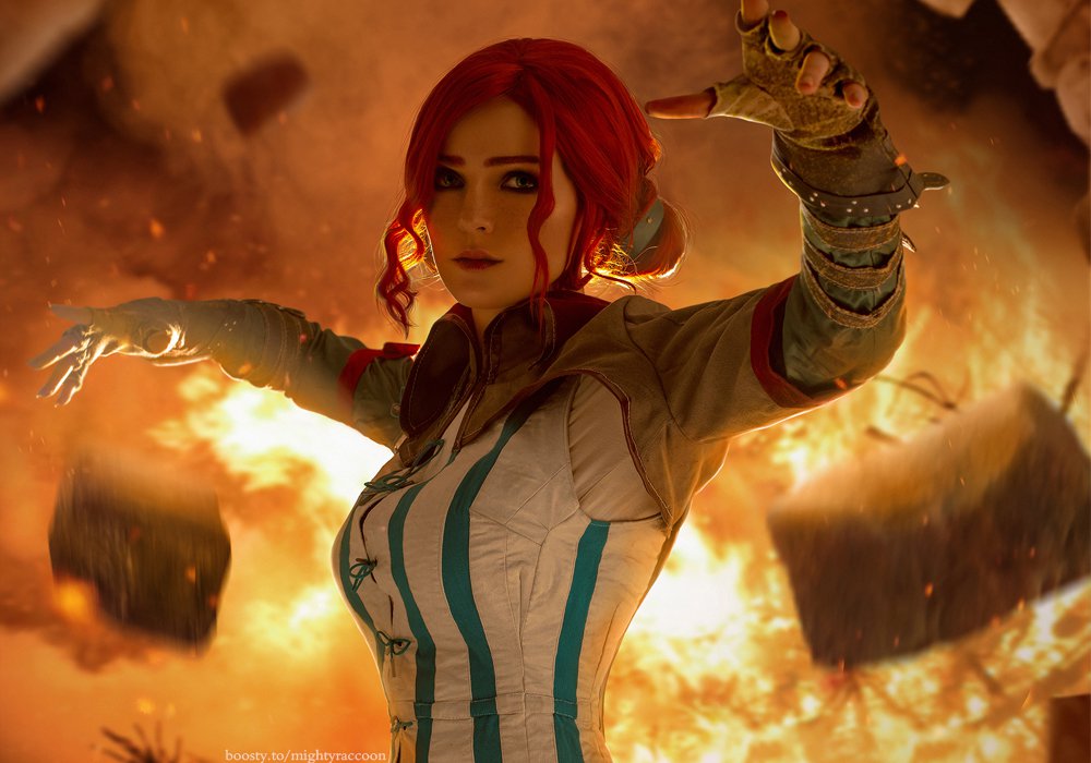 A_Mightyraccoon's tweet photo. What I like about Triss is that she's a really powerful sorceress. Did you know that fire magic was considered the most dangerous in the world of Witcher?
Triss is my set of the month, so all of my dear subscribers on my support platforms can get the whole set!
RTs are welcome <3 https://t.co/0JFAS6F5sA