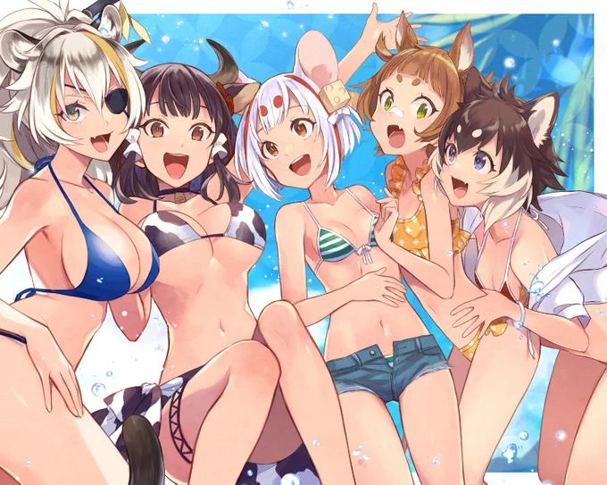 夏の干支ちゃん!#ETOGirls #干支娘 