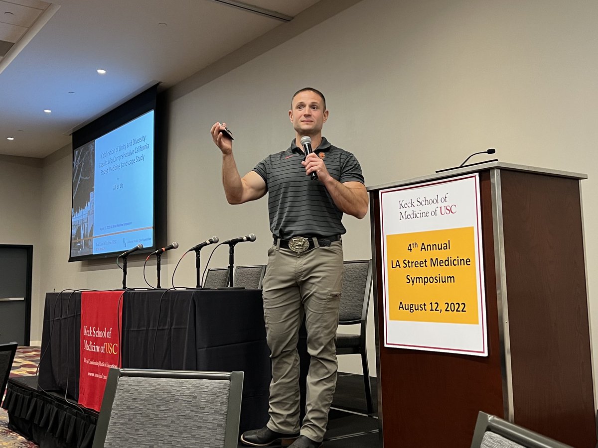 Honored to join the ⁦@KECKSchool_USC⁩ 4th annual #StreetMedicine symposium ⁦@FamilydocR⁩ ⁦@KeckMedUSC⁩