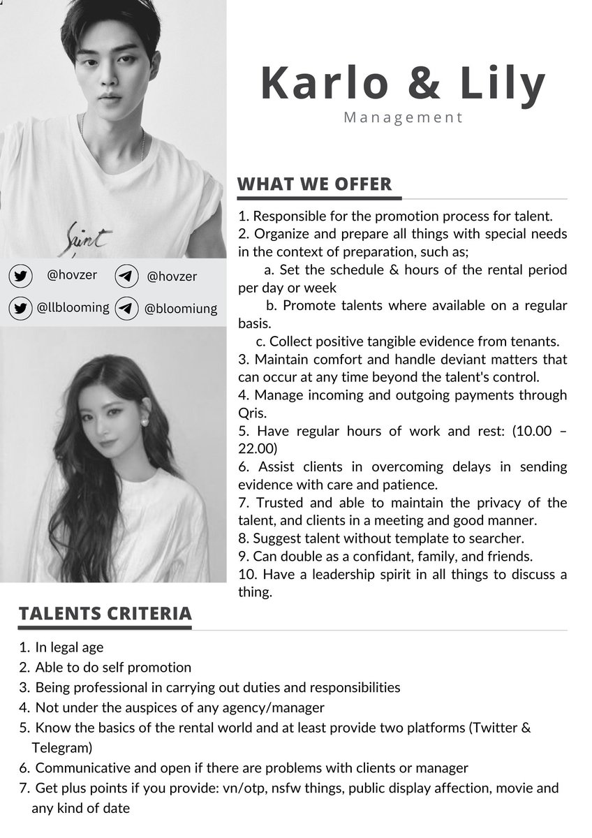 hovzer's tweet image. We are looking for new talent.