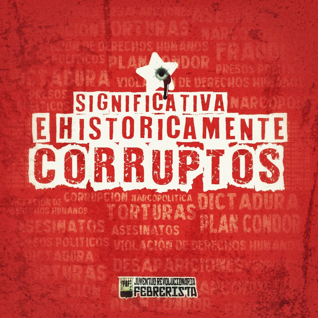 El Paraguay ha sido gravemente afectado por quienes decadas atras pregonaban paz y progreso mientras desaparecían personas.

Un País mejor lo construiremos juntos y juntas sin las mismas prácticas de siempre y sin los que son significativa e históricamente corruptos.