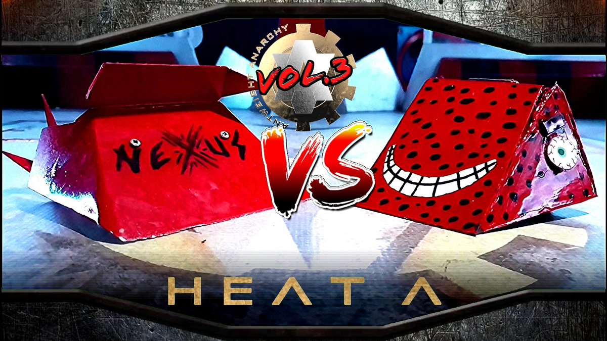 Votesaxon07's tweet photo. The new series of our fighty robots show begins at 7pm! Link - https://t.co/KVOrlWJJZF
#antweightanarchy #vol3 #heatA #Nexus #Diotoir #Battlebots #RobotWars #FanShow #FMRW #votesaxon07 #twopennymilk https://t.co/AftOJLCz1F