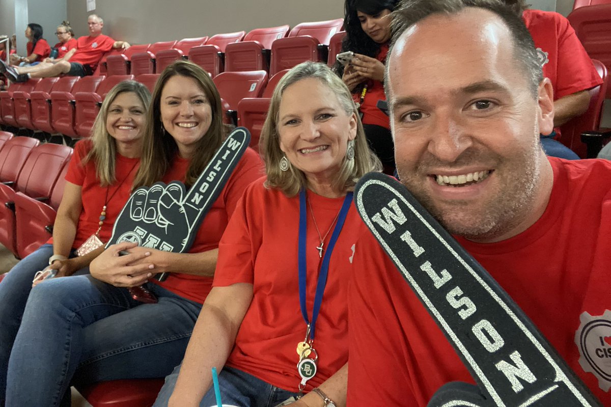 14 years of CISD convocation making me cry. #cisdworkingtogether
