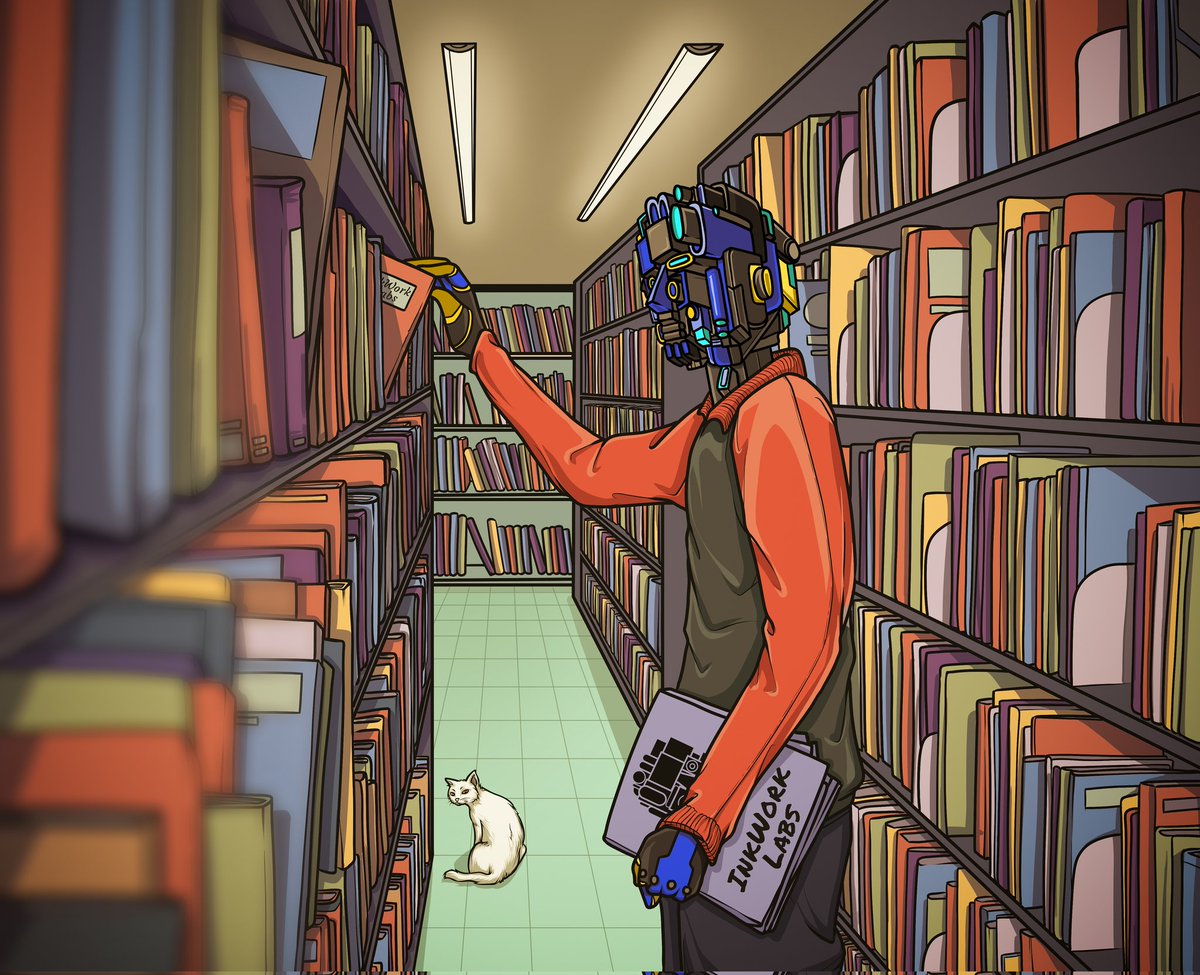 InkworkLabs's tweet photo. BAD LIBRARIES BUILD COLLECTIONS, 
GOOD LIBRARIES BUILD SERVICES, 
GREAT LIBRARIES BUILD COMMUNITIES.

✍️ = ♥️🔄🗨️🤭

#Inkers #IGMI #SolanaNFTs https://t.co/ev8OvKyq0N