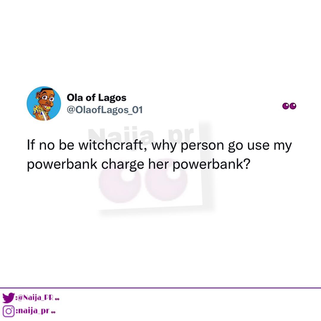 Naija_PR's tweet image. Na witchcraft 😂