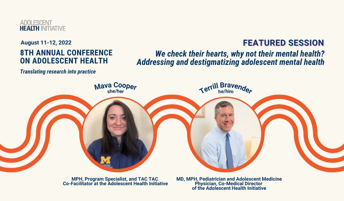 Day 2 of the 2022 Annual Conference on Adolescent Health is here!! And today’s Featured Session is starting. 
@Adolescent_Hlth 
#AHI2022