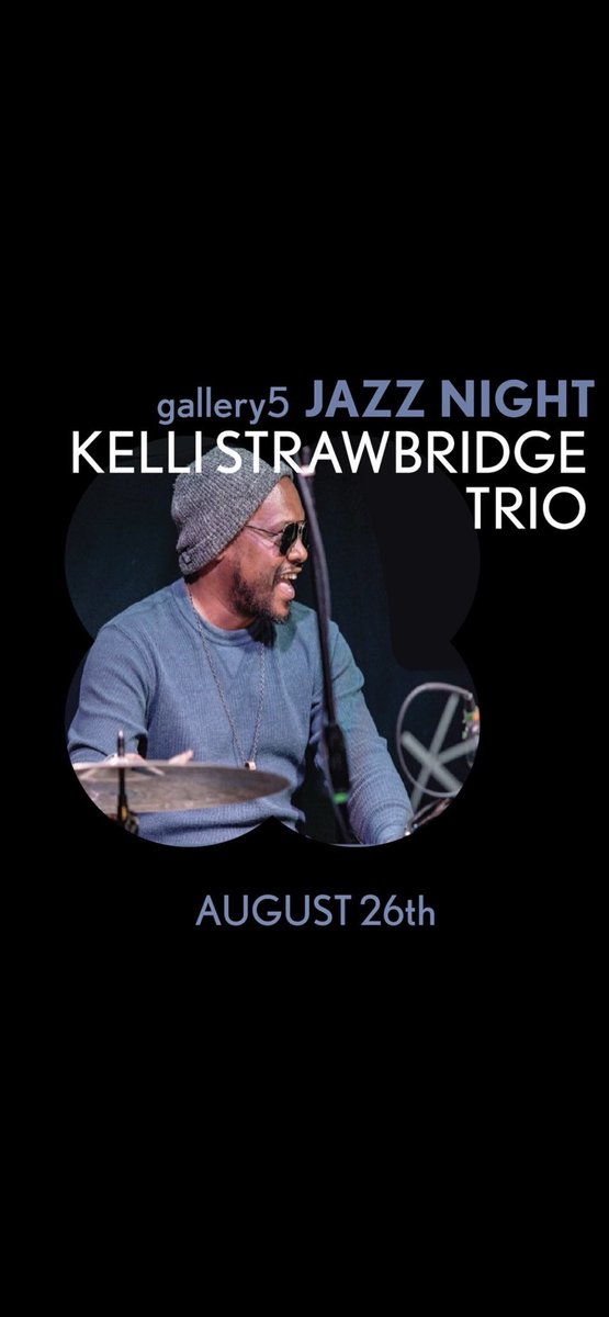 Aug 26th at G5, JAZZ NIGHT! 
Free/awesome/join us!
Doors 7pm 
Music 8pm